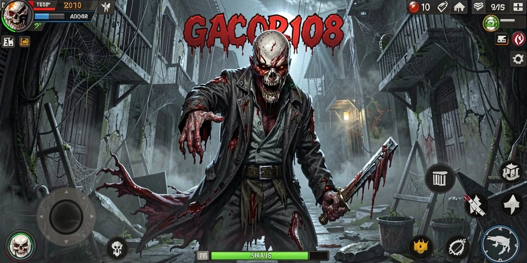 Screenshot menampilkan momen menegangkan di GACOR108 dengan suasana yang mencekam.
