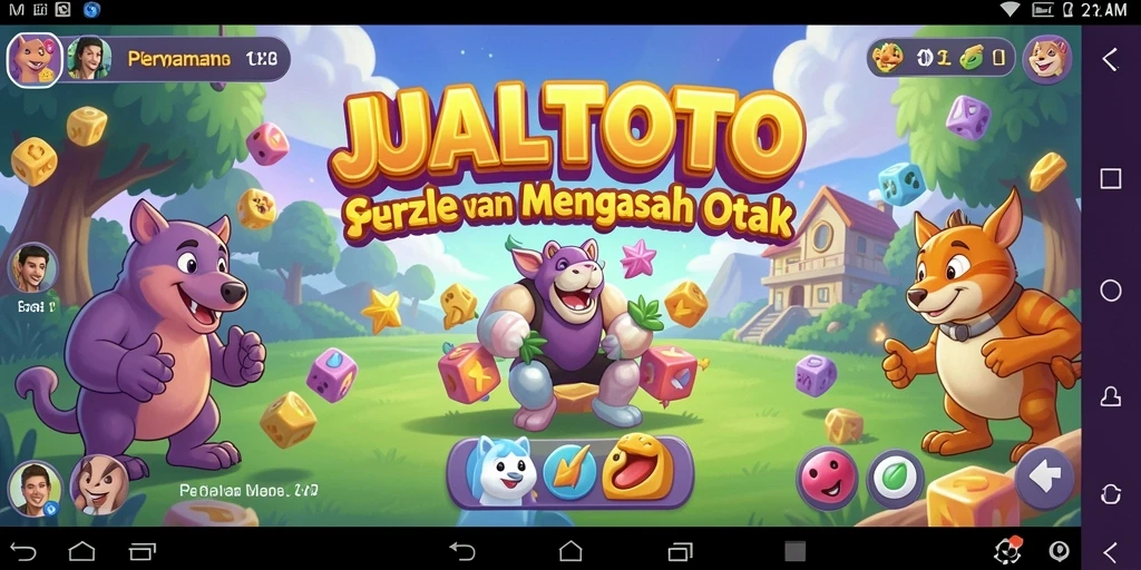 Tampilan gameplay seru dan penuh tantangan di JUALTOTO.