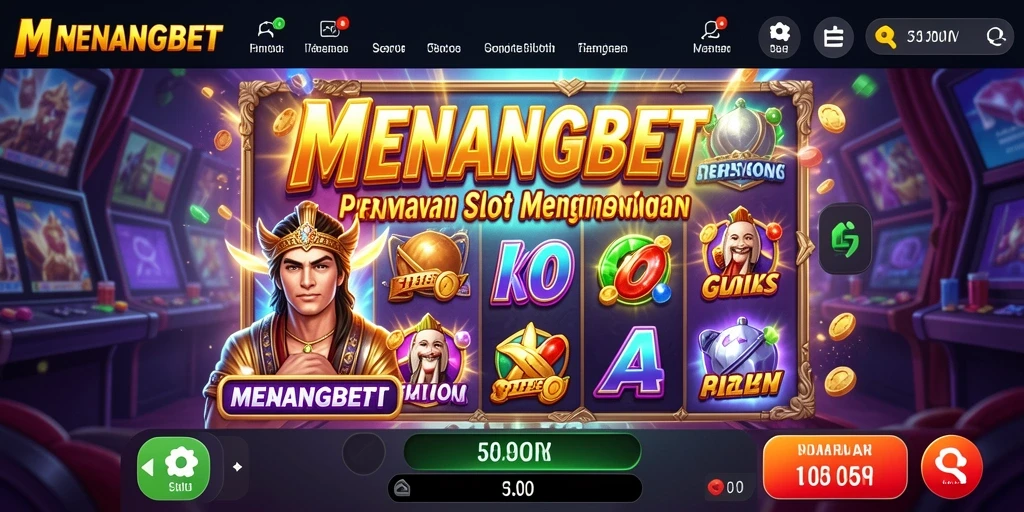 Tampilan gameplay MENANGBET yang mendebarkan dan penuh warna.