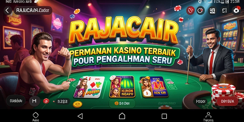 Tampilan menarik dari gameplay RAJACAIR yang seru dan mendebarkan.