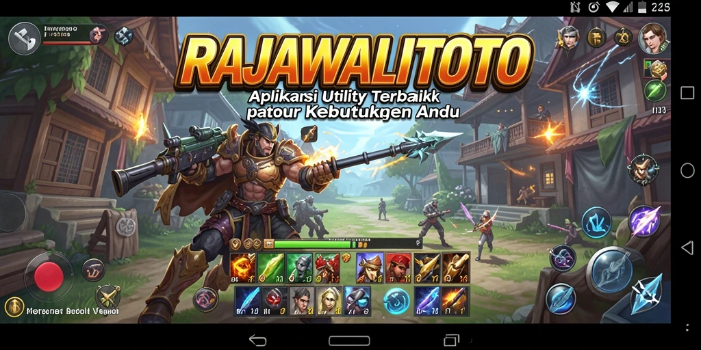 Tampilan antarmuka pengguna RAJAWALITOTO yang intuitif.