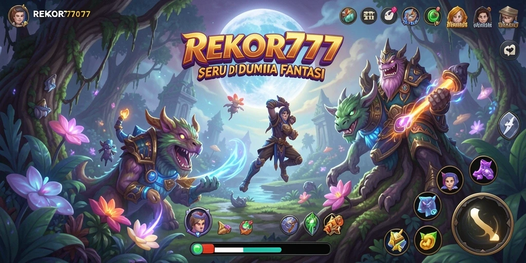 Tangkapan layar gameplay yang mendebarkan dari REKOR777 dalam petualangan.