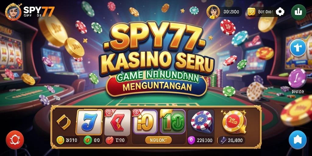 Tampilan menarik dari gameplay SPY77 yang seru dan mendebarkan.